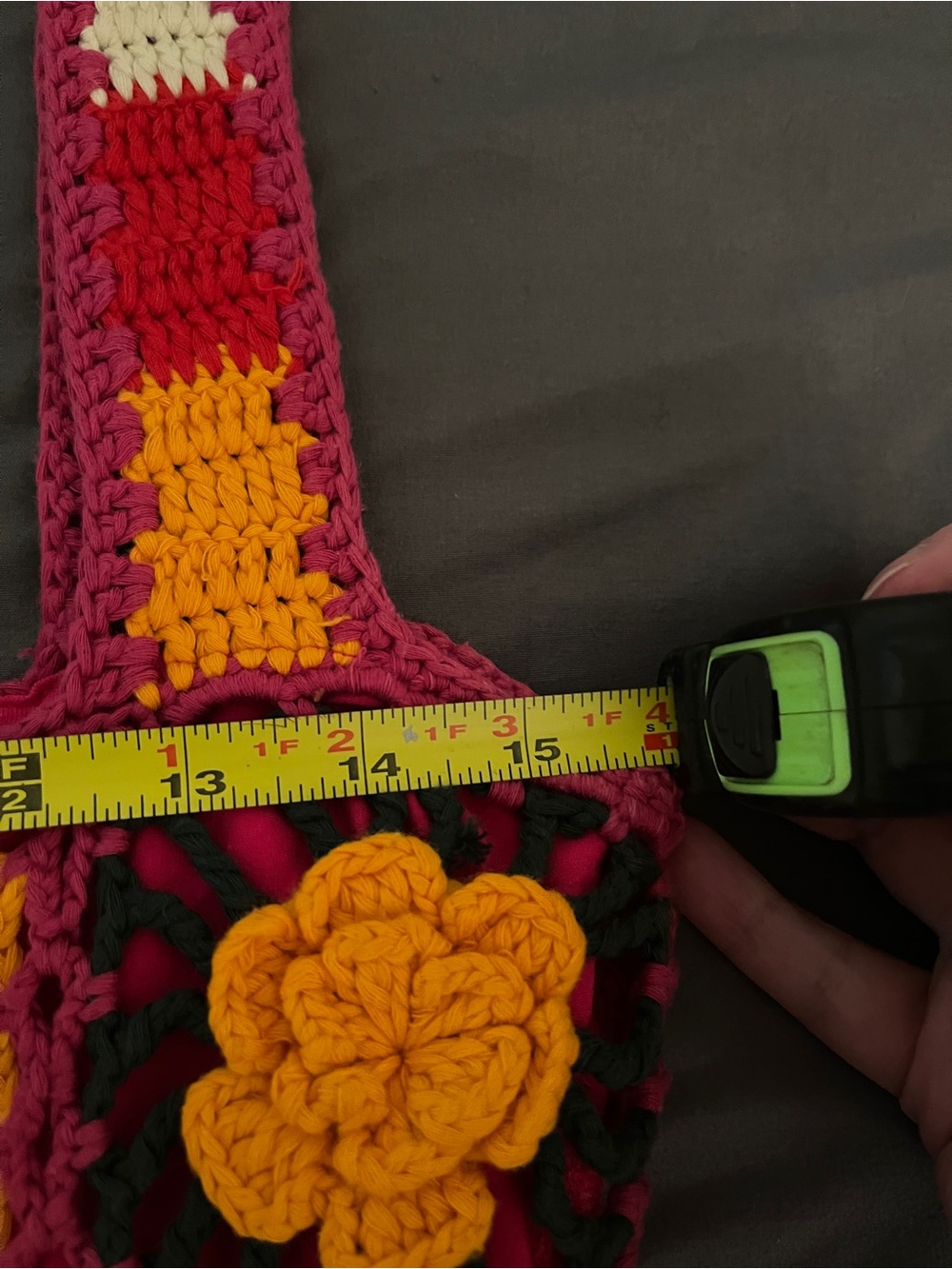 Farm Rio Crochet Top Size M - Picture 6 of 7